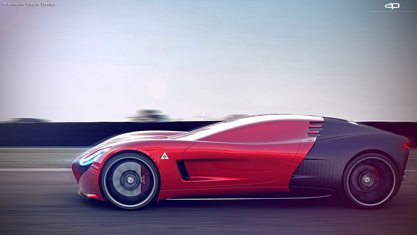 grace，power，alfa，alpha，Concept sports car，